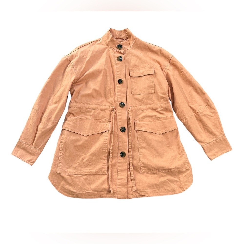 Canvas Utility Mid-Length Coral Lightweight Jacket Universal Thread Size M